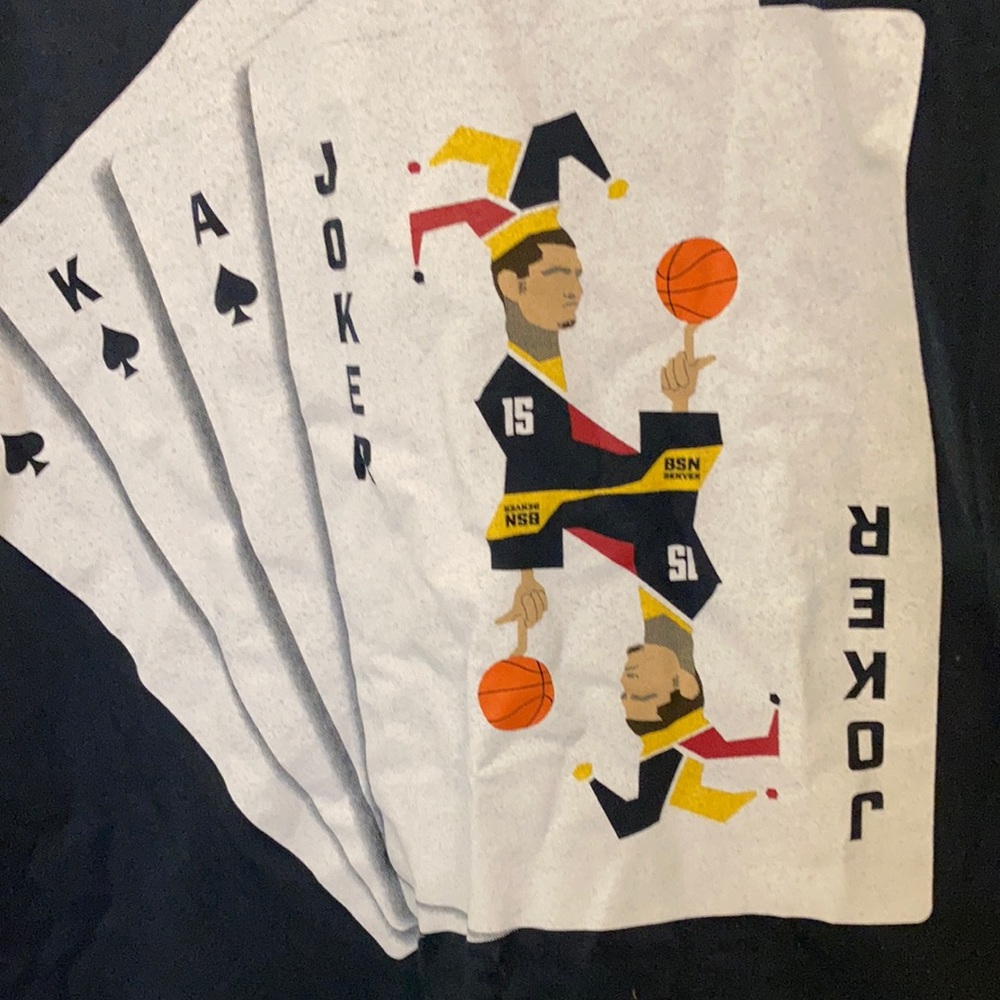 NEW Nikola Jokic Joker T-shirt, size L